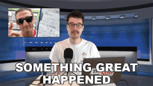 Something Great Happened Benedict Townsend GIF - Something Great Happened Benedict Townsend Youtuber News GIFs