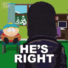 Hes Right Kanye West South Park GIF - Hes Right Kanye West South Park S13e5 GIFs
