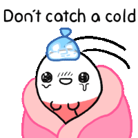 Dont Catch A Cold Flu Sticker - Dont Catch A Cold Flu Not Feeling Well Stickers