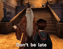 Dumbledore Dont Be Late GIF - Dumbledore Dont Be Late Harry Potter GIFs