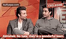 Exclusiveowabhishek: No Hate, They'Re A Wonderful Team..Gif GIF - Exclusiveowabhishek: No Hate They'Re A Wonderful Team. Abhishek Bachchan GIFs