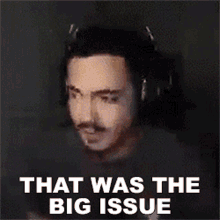 That Was The Big Issue Jacob Arce GIF - That Was The Big Issue Jacob Arce Jacob Mvpr GIFs