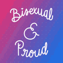 pride month bisexual proud