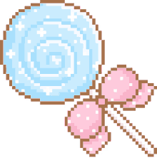 candy lollipop blue emoji