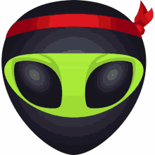 ninja alien joypixels stealth ninja mask
