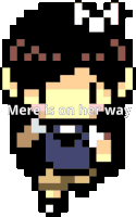 Mere Is On Her Way Sticker - Mere Is On Her Way Mere Is Stickers
