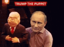 Trump The Puppet Donald Trup GIF - Trump The Puppet Donald Trup Vladimir Putin GIFs