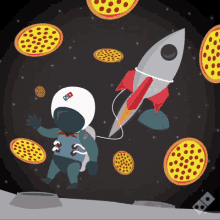 Space Pizza GIF - Dominos Gi Fs Pizza Dominos GIFs