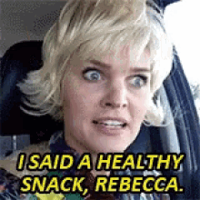 Healthy Snack Rebecca GIF - Healthy Snack Rebecca Healthy GIFs
