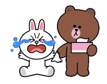 brown and cony bear crying brown and cony bear crying