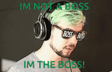 Boss Jacksepticeye GIF - Boss Jacksepticeye Im The Boss GIFs