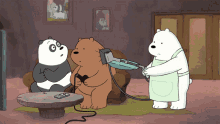 Vacuum Grizzly Bear GIF - Vacuum Grizzly Bear Ice Bear GIFs