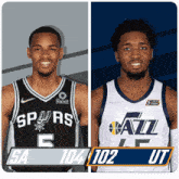 San Antonio Spurs (104) Vs. Utah Jazz (102) Post Game GIF - Nba Basketball Nba 2021 GIFs