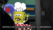 sherlock spongebob ravioli