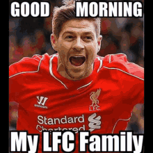 Gerrard Liverpool GIF - Gerrard Liverpool Good Morning GIFs