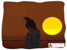 Crow Bird GIF - Crow Bird Sunset GIFs