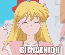 Sailor Moon Bienvenido GIF - Sailor Moon Venus Bienvenido GIFs