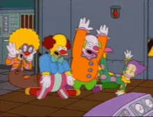 Clown Clowns GIF - Clown Clowns Simpsons GIFs