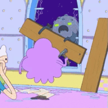 Lol Adventure Time GIF - Lol Adventure Time Kicking Out GIFs