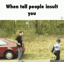 No Slap GIF - No Slap When Tall People Insult You GIFs