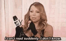 I Cant Read GIF - I Cant Read Mariah Carey Idk GIFs