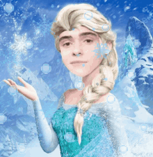 Joshua Bassett Elsa GIF - Joshua Bassett Elsa Frozen GIFs