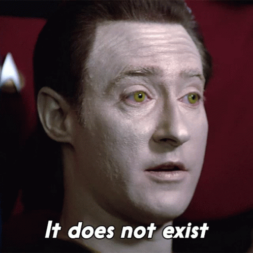It Does Not Exist Data GIF - It Does Not Exist Data Star Trek - Discover &  Share GIFs