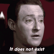 It Does Not Exist Data GIF - It Does Not Exist Data Star Trek GIFs