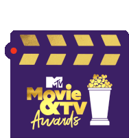 Mtv Movie And Tv Awards Mtva Sticker - Mtv Movie And Tv Awards Mtva Movie Clapper Stickers
