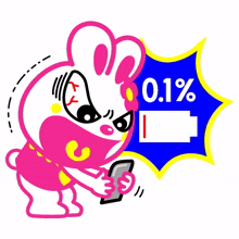 rabbit positive angry battery died dead battery rabbit positive angry battery died dead battery