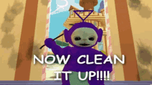 Smg4 Tinky Winky GIF - Smg4 Tinky Winky Now Clean It Up GIFs