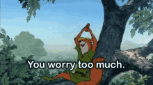 You Worry Too Much - Worry GIF - Worry Robin Hood Fox GIFs