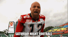 Calgary Stampeders Saturday Night Football GIF - Calgary Stampeders Saturday Night Football I Sound Like A Wrestler GIFs