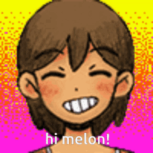 Hi Melon Omori GIF - Hi Melon Melon Hi GIFs