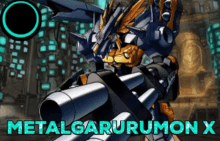 Digimon Metalgarurumon X GIF - Digimon Metalgarurumon X O1n GIFs