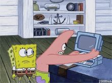 Rebooting GIF - Spongebob Squarepants Spongebob Patrick Star GIFs
