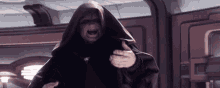 laughing star wars palpatine laugh happy