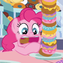 Mlp Pinkie Pie GIF - Mlp Pinkie Pie Eating GIFs