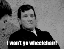 martin short wheelchair i wont go wont old