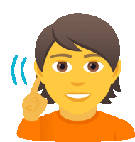 Deaf Person People Sticker - Deaf Person People Joypixels Stickers
