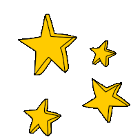 Stars Yellow Stars Sticker - Stars Yellow Stars Sterne Stickers