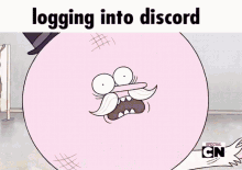 regular show discord logging into