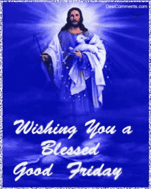 Wishing You A Blessed Good Friday GIF - Wishing You A Blessed Good Friday Jesus Christ GIFs