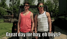 Letterkenny Great Day Hay GIF - Letterkenny Great Day Hay GIFs