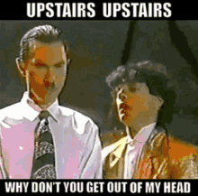 Upstairs Sparks GIF - Upstairs Sparks Why Dont You Get Out GIFs
