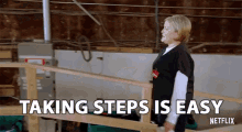 Taking Steps Is Easy Action GIF - Taking Steps Is Easy Steps Action GIFs
