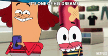 its one of his dreams he always wanted to do that fantasy pinky malinky netflix