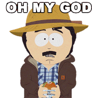 Oh My God Randy Marsh Sticker - Oh My God Randy Marsh South Park Stickers