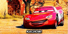 Cars Lightningmcqueen GIF - Cars Lightningmcqueen Kachow GIFs
