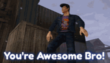 Shenmue Shenmue Your Awesome Bro GIF - Shenmue Shenmue Your Awesome Bro Goro GIFs